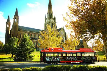 Outdoor banquet area