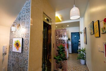 Interior entrance
