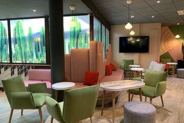 Lobby sitting area
