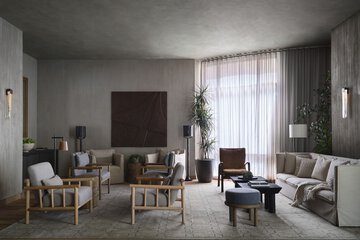 Lobby sitting area