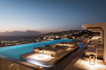 Front of property - evening/night