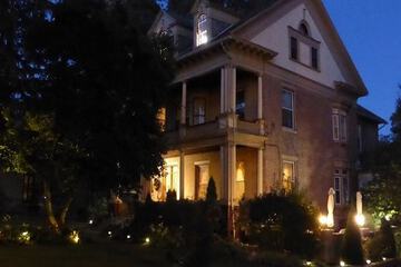 Front of property - evening/night