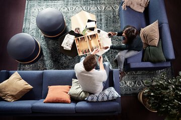 Lobby sitting area