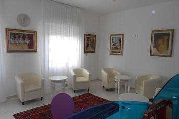 Lobby sitting area