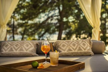 Poolside bar