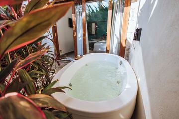 Private spa tub