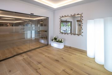Interior entrance