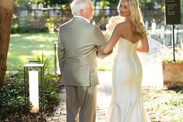 Outdoor wedding area