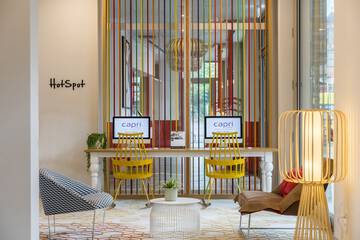 Lobby sitting area