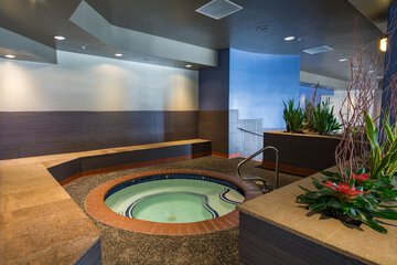 Indoor spa tub