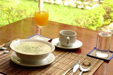 Breakfast area