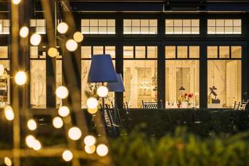 Front of property - evening/night