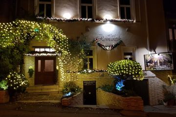 Front of property - evening/night