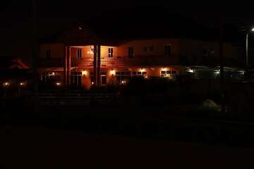 Front of property - evening/night