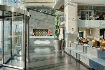 Interior entrance