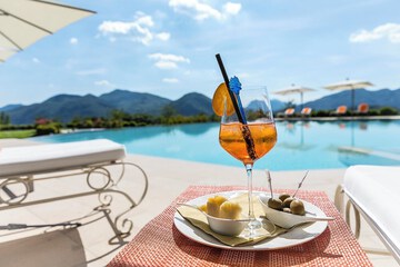 Poolside bar