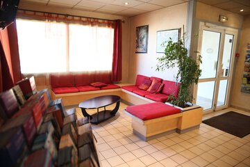 Lobby sitting area