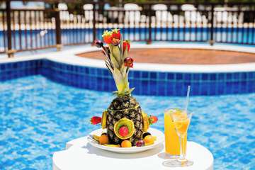 Poolside bar