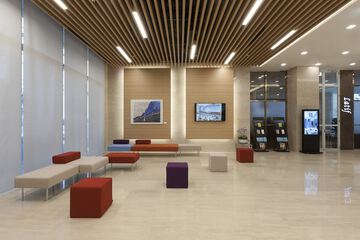 Lobby sitting area