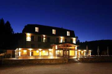 Front of property - evening/night
