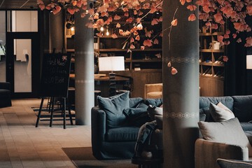 Lobby sitting area