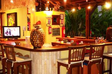 Poolside bar