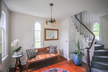 Interior entrance