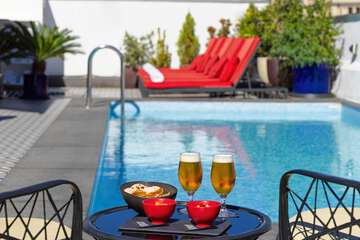 Rooftop pool