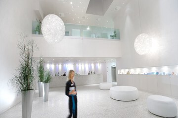 Interior entrance