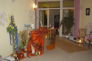 Interior entrance