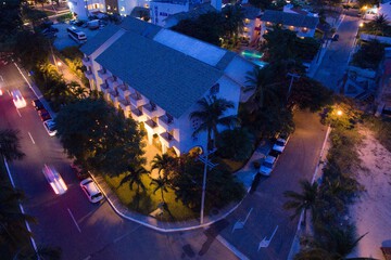 Front of property - evening/night