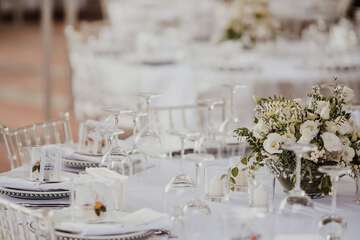 Indoor wedding