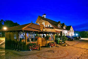 Front of property - evening/night