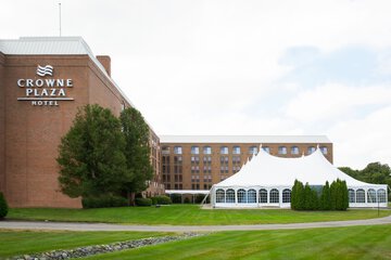 Outdoor banquet area