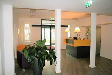 Interior entrance