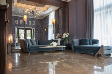 Lobby sitting area