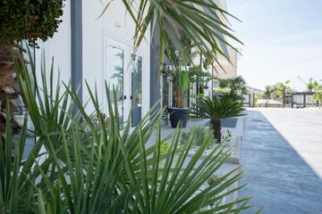 Front of property - evening/night