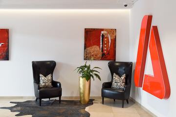 Lobby sitting area