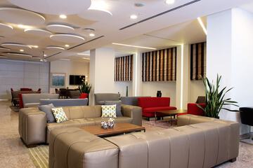 Lobby sitting area