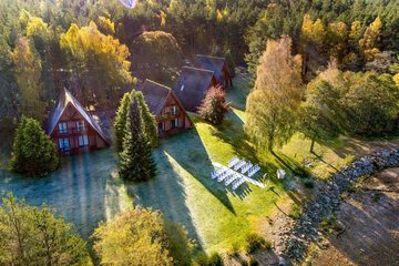 Outdoor wedding area