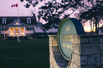 Front of property - evening/night