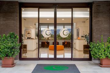 Interior entrance