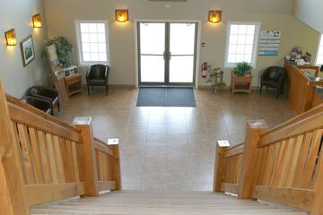 Interior entrance