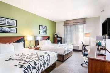 Guest room with two beds