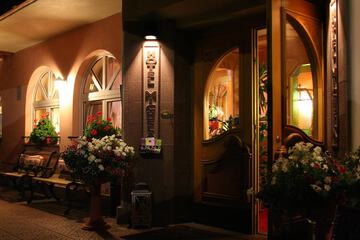 Front of property - evening/night
