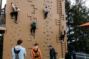 Outdoor rock climbing