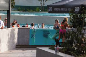 Poolside bar