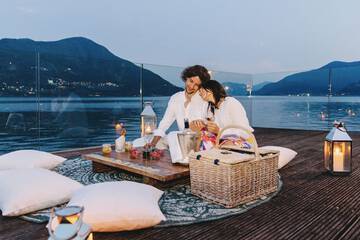Couples dining