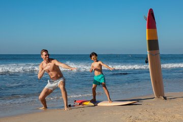 Surfing/boogie boarding