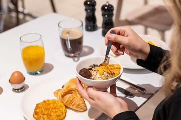 Breakfast area